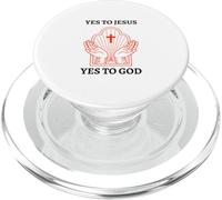 Sí A Jesús Sí A Dios (Declaración Cristiana Religiosa) PopSockets PopGrip para MagSafe