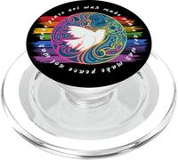Sí a la paz, no a la guerra - Signo de la Paz PopSockets PopGrip para MagSafe