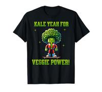 Sí al Kale para el Poder Vegetal Mensaje Positivo Camiseta