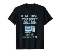 Si al Principio no Tiene éxito, llámelo versión 1.0 Error 404 Camiseta