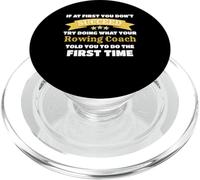 Si al Principio no Tienes éxito Divertido Entrenador de Remo PopSockets PopGrip para MagSafe