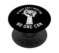 Si Alex no Puede vencer Nadie Puede Jugador Primer Nombre Alex PopSockets PopGrip Adhesivo
