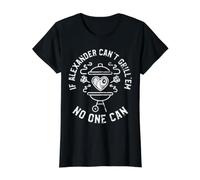 Si Alexander no Puede grill'em Nadie Puede Nombre Alexander Camiseta gráfica económica, Mujer, Negro, M
