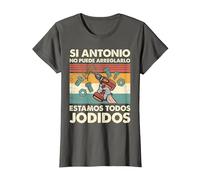 Si Antonio No Puede Repararlo - Español Camiseta, Mujer, Asfalto, XXL