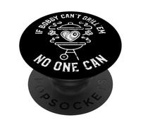 Si Bobby no Puede grill'em Nadie Puede nombrar a Bobby BBQ PopSockets PopGrip Adhesivo