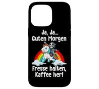 Sí Buenos Días Cállate Y Trae Café Reaper Unicornio Carcasa para iPhone 14 Pro MAX