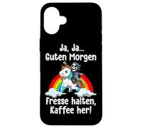 Sí Buenos Días Cállate Y Trae Café Reaper Unicornio Carcasa para iPhone 16 Plus