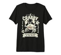 si Crabby por Favor Volver A LA Playa Gracioso Camiseta Premium
