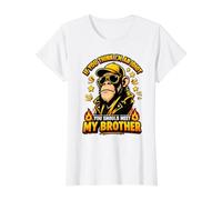 Si Crees Que Soy un Idiota, deberías Conocer a mi Hermano Camiseta gráfica económica, Mujer, Blanco, XL