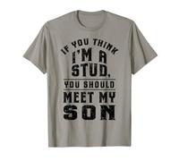 Si Crees Que Soy Un Semental Conoce A Mi Hijo Funny Family Camiseta
