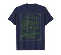Si dejas Que el Shenan una Vez Celta irlandés Shenanigan Camiseta