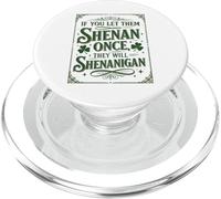 Si dejas Que el Shenan una Vez Celta irlandés Shenanigan PopSockets PopGrip para MagSafe