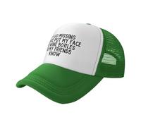 Si Desaparezco, por Favor Pongan Mi Cara En Las Botellas De Vino para Que Mis Amigos Lo Sepan. Gorra Deportiva Moda Gorra Running Transpirable Running Gorros para Senderismo Unisex Exteriores