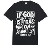 Si Dios es para Nosotros Que Podemos Estar contra Nosotros Romanos 8 31 Cristiano Comfort Colors Adult Heavyweight T-Shirt