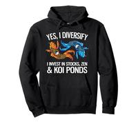 Sí, Diversifico En Stocks, Zen & Koi Ponds Funny Investor Sudadera con Capucha