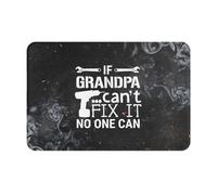 Si El Abuelo No Puede Arreglarlo Nadie Puede Felpudo De Entrada Absorbente Alfombra Baño Lavable Alfombrilla De Baño para Inodoro Ducha Hogar 40X60Cm