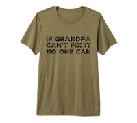 Si el Abuelo no Puede arreglarlo, Nadie Puede Hacerlo, el Abuelo de un Hombre Divertido Camiseta Premium