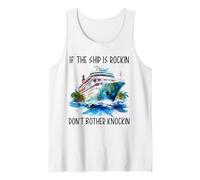 Si el barco está Rockin, no te molestes en el crucero de luna de miel Knockin Camiseta sin Mangas
