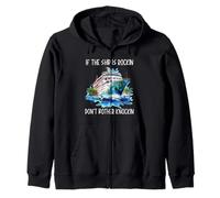 Si el barco está Rockin, no te molestes en el crucero de luna de miel Knockin Sudadera con Capucha