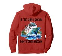 Si el barco está Rockin, no te molestes en el crucero de luna de miel Knockin Sudadera con Capucha