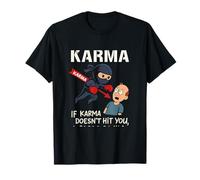 Si el Karma no te afecta, con Gusto lo haré con Ninja Design Camiseta
