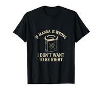 Si el manga está mal, no quiero tener razón - Serif vintage Camiseta