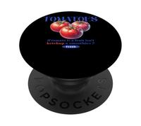Si el tomate es una fruta no es ketchup un batido PopSockets PopGrip Adhesivo