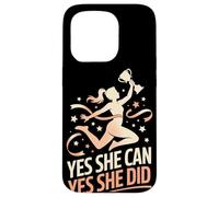 Sí Ella Puede Sí Ella lo Hizo Mujeres Empoderamiento de la Igualdad Carcasa para iPhone 15 Pro