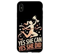 Sí Ella Puede Sí Ella lo Hizo Mujeres Empoderamiento de la Igualdad Carcasa para iPhone XS MAX