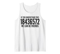 Si entiendes Esto 18436572 Podemos ser Amigos Mecánico Camiseta sin Mangas