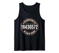 Si entiendes Esto 18436572 Podemos ser Amigos Mecánico Camiseta sin Mangas