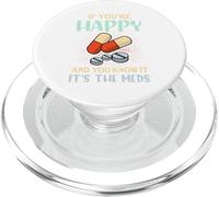 Si Eres Feliz y lo Sabes es tu Cita Divertida PopSockets PopGrip para MagSafe