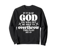 Si es de Dios, no podrás derribar Este Plan Sudadera