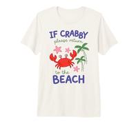 Si está malhumorado, regrese a la Playa | Spring Break Kidcore Camiseta Premium