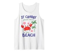 Si está malhumorado, regrese a la Playa | Spring Break Kidcore Camiseta sin Mangas
