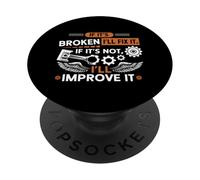 Si está roto, lo arreglaré si no lo está, lo mejoraré PopSockets PopGrip Adhesivo