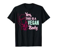 Sí Este es un Cuerpo Vegano Orgullo y Bienestar Camiseta