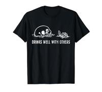 Sí, Estoy Bien, Bebe Bien con Otros, EE.UU., Día de San Patricio Camiseta gráfica económica, Hombre, Negro, XL