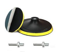 SI FANG 2 almohadillas de de 15 cm con adaptador de machos de rosca M14, lijadora orbital para coche, pulidora, placa de soporte, herramienta de pulido para discos abrasivos, almohadilla de esponja de