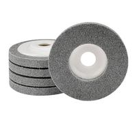 SI FANG Disco de pulido de fibra de nailon para amoladora angular, 115 mm x 22 mm, disco de afilar, amoladora angular, herramientas de pulido para acero inoxidable, aluminio, metal, vidrio, madera (5