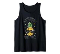 Si Fueras una Fruta serías una Manzana Fina Camiseta sin Mangas
