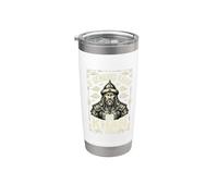 Si Genghis Khan Así Khan You Vaso térmico de acero inoxidable de doble pared