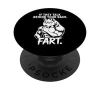 Si Hablan detrás de tu Espalda Alpha Wolf Cita PopSockets PopGrip Adhesivo