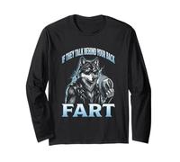 Si Hablan Detrás De Tu Espalda Fart Alpha Wolf Meme Manga Larga