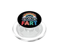 Si Hablan Detrás De Tu Espalda Fart Mapache Meme Divertido PopSockets PopGrip para MagSafe