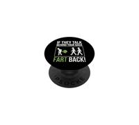 Si Hablan Detrás De Tu Espalda Fart Meme Divertido PopSockets PopGrip Adhesivo