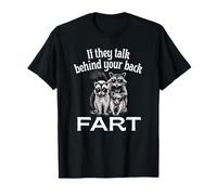 Si Hablan Detrás De Tu Espalda Fart Skunk Racoon Zarigüeya Diversión Camiseta