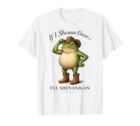 Si Hago Shenan una Vez, haré travesuras con Funny Frog Camiseta