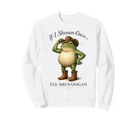 Si Hago Shenan una Vez, haré travesuras con Funny Frog Sudadera