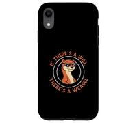 Si Hay un testamento, Hay una comadreja Divertida dueños de Mascotas Carcasa para iPhone XR